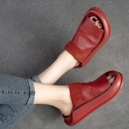 Modexto™ Leather Slippers