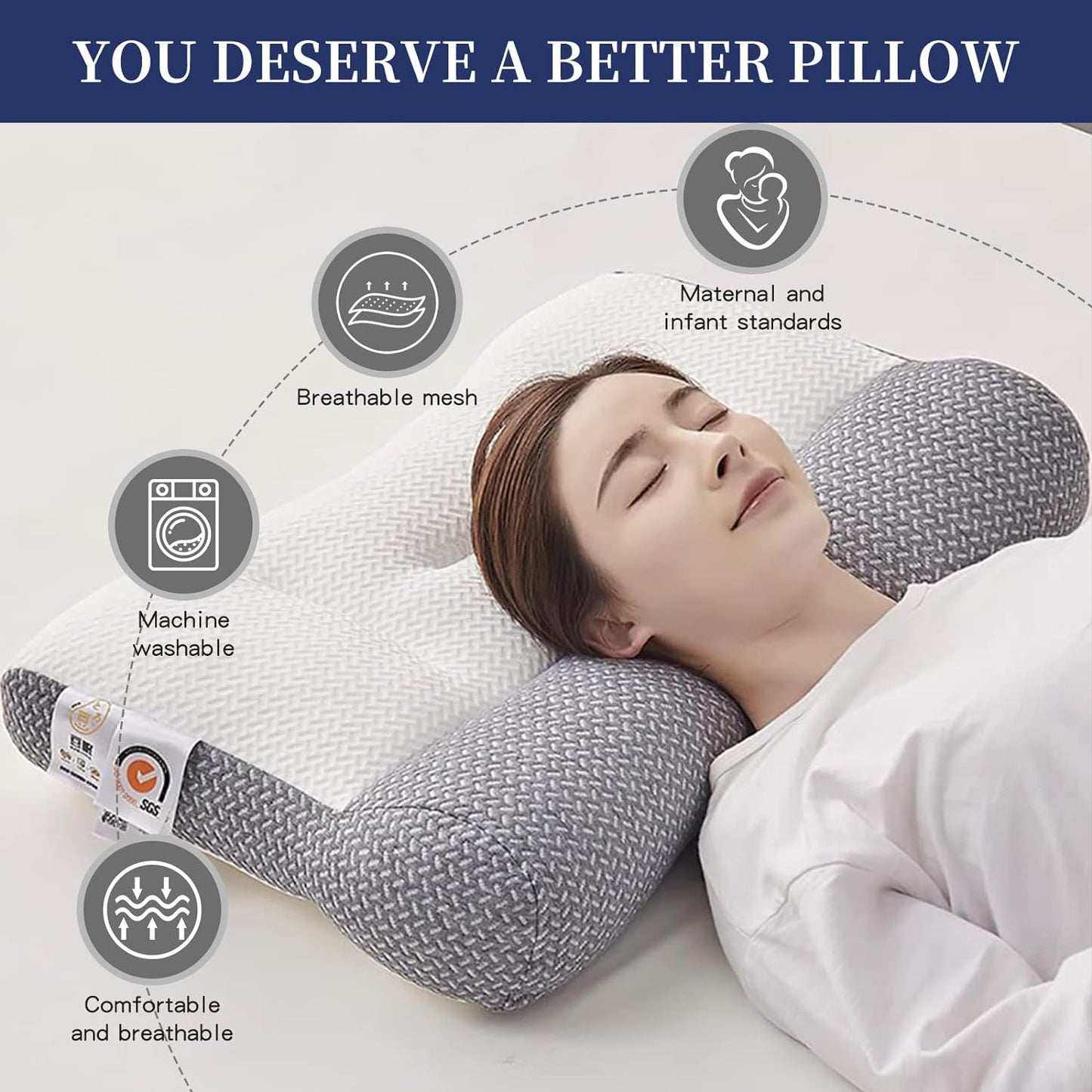 Modexto™ Ultracomfortable sleeping pillow